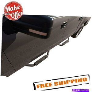 Nerf Bar Rampage 26625 Slimline 2 97-06 Jeep Wrangler TJ�̃t�[�v�X�e�b�v�t���ۂ��o�[ Rampage 26625 Slimline 2 Round Bars with Hoop Steps for 97-06 Jeep Wrangler TJ