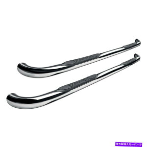 Nerf Bar g^Ech00-06EFXeB3 "eV[YLu̒EhXebvo[ For Toyota Tundra 00-06 Westin 3" E-Series Cab Length Polished Round Step Bars