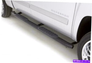 Nerf Bar Lund 15-17Chevy Colorado ExtBLu5C`Bȉ~`̘pȂX`[i[to[ -  Lund 15-17 fits Chevy Colorado Ext. Cab 5in. Oval Curved Steel Nerf Bars - Black