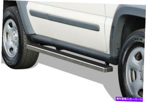 Nerf Bar Iboard�����j���O�{�[�h4�C���`�t�B�b�g02-07�W�[�v���o�e�B iBoard Running Boards 4 inches Fit 02-07 Jeep Liberty�y���s�A���i�z