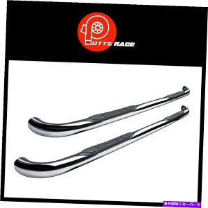 Nerf Bar EFXeBEhi[to[3 "ꂽXeXtBbg99-13Vo[h1500 EV[Y Westin Round Nerf Bars 3"Polished Stainless Fits 99-13 Silverado 1500 E-Series