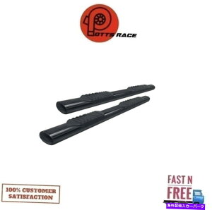 Nerf Bar Lund 24076004 5inȉ~`̃Xg[gX`[i[to[ubN2009-2021 Dodge Ram Lund 24076004 5in Oval Straight Steel Nerf Bars Black For 2009-2021 Dodge Ram