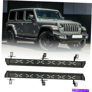 Nerf Bar 2018-2022̃W[vO[JL 4hAjO{[hnerfo[TChXebvubN for 2018-2022 Jeep Wrangler JL 4 Door Running Boards Nerf Bars Side Steps Black