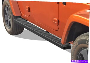 Nerf Bar iboard�����j���O�{�[�h5�C���`�}�b�g�u���b�N�t�B�b�g07-18�W�[�v�����O���[jk4dr iBoard Running Boards 5 inches Matte Black Fit 07-18 Jeep Wrangler JK 4Dr�y���s�A���i�z