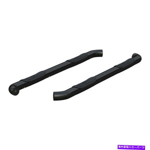 Nerf Bar ���r��3�C���`�u���b�N�i�[�t�o�[�̃T�C�h�X�e�b�v���Y�^�C�^��XD�N���[�L���u16-20 Aries 3in Round Black Nerf Bars Side Steps For Nissan Titan XD Crew Cab 16-20�y���s�A���i�z