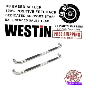 Nerf Bar EFXeB3 "02-09_bW1500 EV[YEhi[to[̂߂̖ꂽXeX Westin 3"Polished Stainless For 02-09 Dodge Ram 1500 E-Series Round Nerf Bars