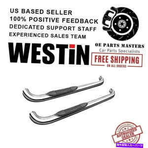 Nerf Bar 88-98 C/KV[YsbNAbvEV[YEhi[to[̃EFXeB3 "ꂽXeX Westin 3"Polished Stainless For 88-98 C/K Series Pickup E-Series Round Nerf Bars