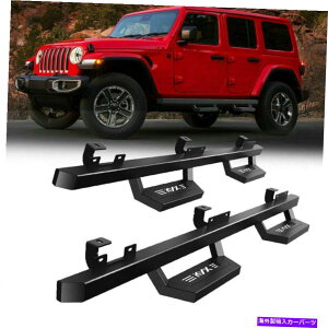 Nerf Bar Kyx 2x 3 "jO{[hTChXebvNERFo[2018-2021W[vO[JL 4hA KYX 2x 3" Running Board Side Step Nerf Bar for 2018-2021 Jeep Wrangler JL 4-Door
