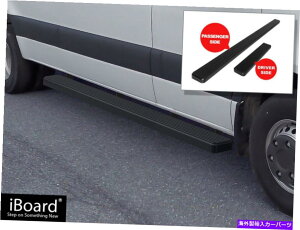 Nerf Bar XeCubN5 "iboardTChXebvnerftBbg10-22_bWZfXxcXv^[ Stain Black 5" iBoard Side Step Nerf Fit 10-22 Dodge Mercedes-Benz Sprinter