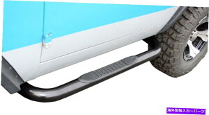 Nerf Bar 1966-1977�A�[���[�t�H�[�h�u�����R�u���b�N�i�[�t�o�[-3 ���a 1966-1977 Early Ford Bronco Black Nerf Bars - 3 Diameter�y���s�A���i�z