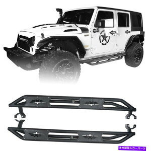 Nerf Bar W[vO[JK 2007-2018 4DR̂߂5̃TChXebvjO{[hnerfo[ Five Star Side Step Running Boards Nerf Bars for Jeep Wrangler JK 2007-2018 4Dr
