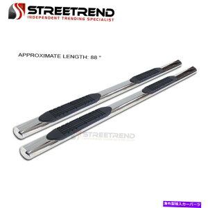 Nerf Bar 99-16 F250/F350 SuperDuty Crew Cab 4 "サイドステップバーランニングボードChrome For 99-16 F250/F350 Superduty Crew Cab 4" Side Step Bars Running Boards Chrome