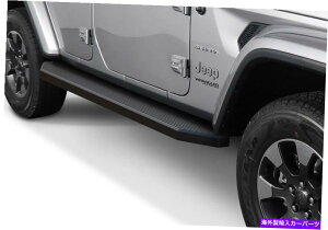 Nerf Bar iboard�u���b�N�����j���O�{�[�h�X�^�C���t�B�b�g18-22�W�[�v�����O���[JL 4dr iBoard Black Running Boards Style Fit 18-22 Jeep Wrangler JL 4Dr�y���s�A���i�z