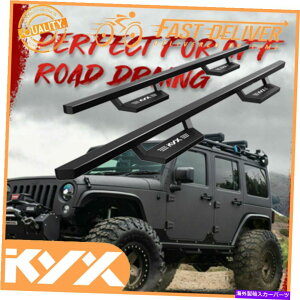 Nerf Bar 2018-19-2020̃W[vO[JL 4hA7 "jO{[hnerfo[TChXebv For 2018-19-2020 Jeep Wrangler JL 4 Door 7" Running Boards Nerf Bars Side Steps