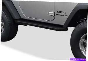 Nerf Bar IBOARD�u���b�N�����j���O�{�[�h�X�^�C���t�B�b�g07-18�W�[�v�����O���[JK2DR iBoard Black Running Boards Style Fit 07-18 Jeep Wrangler JK 2Dr�y���s�A���i�z