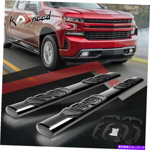 Nerf Bar 6 �ȉ~�`�̃`���[�u�����j���O�{�[�h�T�C�h�X�e�b�v�o�[19-21�V���o���[�h/�V�G���N���[�L���u 6 OVAL Tube Running Board Side Step Bar for 19-21 Silverado/Sierra Crew Cab�y���s�A���i�z