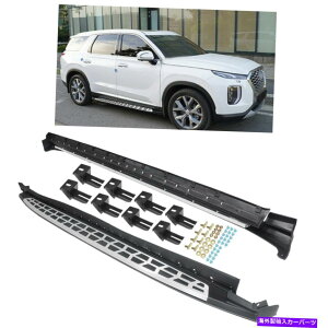Nerf Bar 2019 2020 2021 2022q_CpZ[hjO{[hTChXebvi[to[ɓK Fits for 2019 2020 2021 2022 Hyundai Palisade Running Boards Side Step Nerf Bar