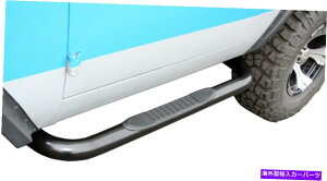 Nerf Bar 1966-1977�A�[���[�t�H�[�h�u�����R�u���b�N�i�[�t�o�[-3 ���a 1966-1977 Early Ford Bronco Black Nerf Bars - 3 Diameter�y���s�A���i�z