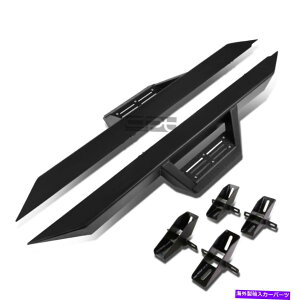 Nerf Bar tBbg07-18W[vO[2hA3 "TCho[i[tjO{[h+_EpCvXebvpbh Fit 07-18 Jeep Wrangler 2-Door 3" Side Bar Nerf Running Boards+Downpipe Step Pad