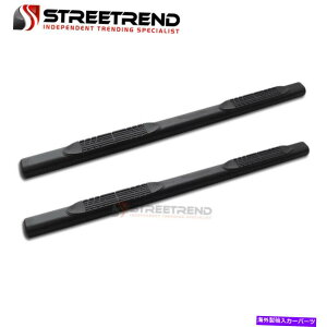 Nerf Bar 04-12Rh/LjIN[Lu4 "TChXebvi[to[{[h - }bgubN For 04-12 Colorado/Canyon Crew Cab 4" Side Step Nerf Bars Boards - Matte Black