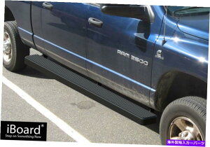 Nerf Bar IBOARD�T�C�h�X�e�b�vNERF�o�[6 �u���b�N�t�B�b�g06-08�_�b�W����1500/2500/3500���K�L���u iBoard Side Steps Nerf Bars 6 Black Fit 06-08 Dodge Ram 1500/2500/3500 Mega Cab