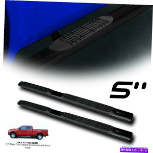 Nerf Bar 04-08 Ford F150 Super/Ext Cab 5 �u���b�N�T�C�h�X�e�b�vNERF�o�[���[�������j���O�{�[�h For 04-08 Ford F150 Super/Ext Cab 5 Black Side Step Nerf Bar Rail Running Board�y���s�A���i�z
