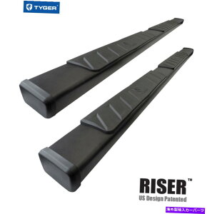 Nerf Bar 09-18̃^CK[CU[_bW1500NAbhLu4C`ubNTChXebvi[to[ TYGER RISER For 09-18 Dodge Ram 1500 Quad Cab 4inch Black Side Step Nerf Bars