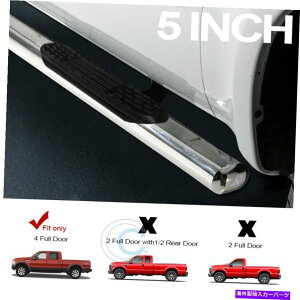 Nerf Bar 5 "クロムサイドステップナーフバーレールランニングボード99-16 F250/F350スーパーデューティクルー 5" Chrome Side Step Nerf Bars Rail Running Boards 99-16 F250/F350 Superduty Crew