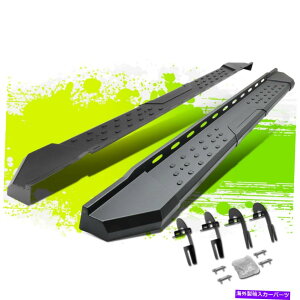 Nerf Bar 5.5 "R[eBOꂽTChXebvnerfo[jO{[hL+R F150X[p[N[Lu09-14 5.5" Coated Side Step Nerf Bars Running Boards L+R for F150 SuperCrew Cab 09-14