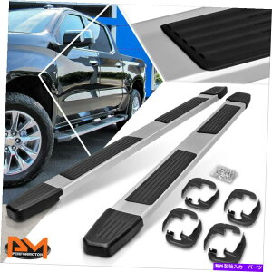 Nerf Bar 19-22Vo[h/VG1500N[Lu6 "A~jEXebvi[to[jO{[h For 19-22 Silverado/Sierra 1500 Crew Cab 6" Aluminum Step Nerf Bar Running Board