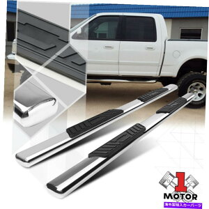 Nerf Bar Chrome 5 "ȉ~`̃TChXebvNERFo[jO{[h01-03 F150N[/X[p[N[Lu Chrome 5"Oval Side Step Nerf Bar Running Board for 01-03 F150 Crew/SuperCrew Cab