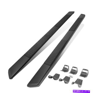 Nerf Bar 15-22�t�H�[�hF150-F350�s�b�N�A�b�v�N���[�L���u5 �u���b�N�t���b�g�i�[�t�o�[�����j���O�{�[�h For 15-22 Ford F150-F350 Pickup Crew Cab 5 Black Flat Nerf Bar Running Boards�y���s�A���i�z