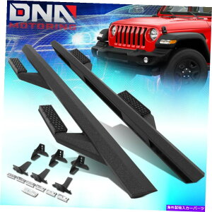 Nerf Bar 18-21�̃W�[�v�����O���[JL 4DR�y�A�A���~�j�E���T�C�h�A�[���X�e�b�v�o�[�����j���O�{�[�h FOR 18-21 JEEP WRANGLER JL 4DR PAIR ALUMINUM SIDE ARM STEP BAR RUNNING BOARDS�y���s�A���i�z