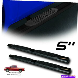 Nerf Bar 02-09�_�b�W�����N�A�b�h�L���u5 �`���[�u�u���N�T�C�h�X�e�b�v�i�[�t�o�[���[�������j���O�{�[�h For 02-09 Dodge Ram Quad Cab 5 Tube Blk Side Step Nerf Bars Rail Running Boards�y���s�A���i�z