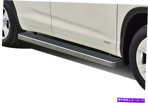 Nerf Bar |bVꂽXeX|5 "IBOARDTCho[tBbg08-19g^nC_[ Polished Stainless Steel 5" iBoard Side Bar Fit 08-19 Toyota Highlander