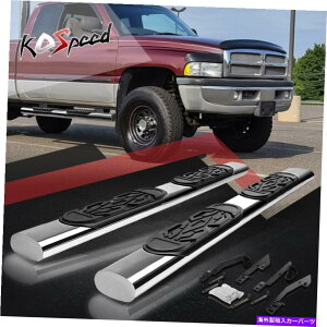 Nerf Bar 6 �iSS�ȉ~�`�j98-01 RAM 1500-3500�g���^�N�V�[�p�̃X�e�b�v�o�[�����j���O�{�[�h 6 (SS OVAL TUBE) Step Bar Running Board for 98-01 Ram 1500-3500 Extended Cab�y���s�A���i�z