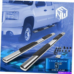 Nerf Bar 99-14Sierra Crew Cab 5 "Chrome Oval`[uTChXebvNERFo[jO{[h For 99-14 Sierra Crew Cab 5" Chrome Oval Tube Side Step Nerf Bar Running Board