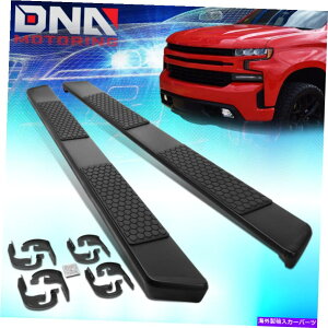 Nerf Bar 2019-2021�V���o�[�h�V�G���N���[�L���u5 OD�R�[�e�B���OSS�X�e�b�v�o�[�����j���O�{�[�h FOR 2019-2021 SILVERADO SIERRA CREW CAB 5 OD COATED SS STEP BAR RUNNING BOARDS�y���s�A���i�z