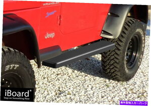 Nerf Bar IBOARD�X�e�����X�|5 �����j���O�{�[�h�t�B�b�g87-06�W�[�v�����O���[TJ/YJ 2DR iBoard Stainless Steel 5 Running Boards Fit 87-06 Jeep Wrangler TJ/YJ 2Dr�y���s�A���i�z