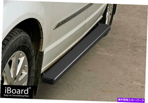 Nerf Bar v~A4 "ubNiboardTChXebv11-20_bWOhLoɓK܂ Premium 4" Black iBoard Side Steps Fit 11-20 Dodge Grand Caravan