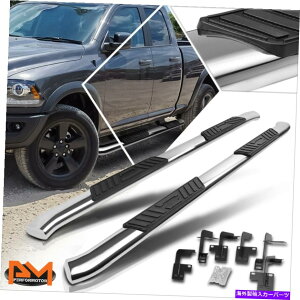Nerf Bar 19-20 RAM 1500�N�A�b�h/�G�N�X�e�u5 �Ȃ������T�C�h�X�e�b�v�i�[�t�o�[�����j���O�{�[�h�N���[�� For 19-20 RAM 1500 Quad/Ext Cab 5Curved Side Step Nerf Bar Running Board Chrome�y���s�A���i�z