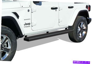 Nerf Bar v~A5 "ubNiboardTChXebvtBbg18-22W[vO[JL 4DR Premium 5" Black iBoard Side Steps Fit 18-22 Jeep Wrangler JL 4Dr
