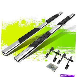 Nerf Bar 5 F150�X�[�p�[�N���[�L���u01-03�p�̑ȉ~�`�̖����ꂽ�T�C�h�X�e�b�vnerf�o�[�����j���O�{�[�h 5 Oval Polished Side Step Nerf Bar Running Board for F150 Super Crew Cab 01-03�y���s�A���i�z