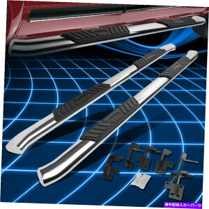 Nerf Bar 19-20 RAM 1500拡張キャブ5 "Chrome SS曲線楕円形のステップバーランニングボード For 19-20 Ram 1500 Extended Cab 5" Chrome SS Curved Oval Step Bar Running Boards