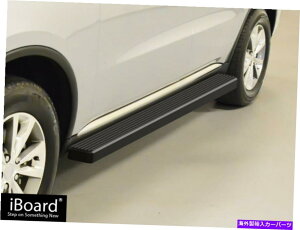 Nerf Bar �X�e�C���u���b�N4 "iboard�T�C�h�X�e�b�v�i�[�t�o�[�t�B�b�g11-22�_�b�W�f�������S Stain Black 4" iBoard Side Step Nerf Bar Fit 11-22 Dodge Durango