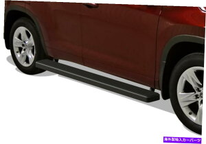 Nerf Bar iboard�����j���O�{�[�h6 �}�b�g�u���b�N�t�B�b�g08-19�g���^�n�C�����_�[ iBoard Running Boards 6 Matte Black Fit 08-19 Toyota Highlander�y���s�A���i�z