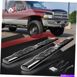 Nerf Bar 6 �i�ȉ~�`�j�T�C�h�X�e�b�v�o�[�����j���O�{�[�h98-01 RAM 1500-3500�g���^�N�V�[ 6 (OVAL TUBE) Side Step Bar Running Boards for 98-01 Ram 1500-3500 Extended Cab�y���s�A���i�z