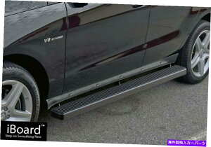 Nerf Bar IBOARDTChXebvNERFo[4 "ubNtBbg12-14ZfXxcMNXSUV iBoard Side Steps Nerf Bars 4" Black Fit 12-14 Mercedes-Benz M-Class SUV