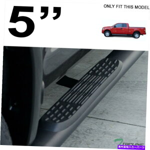 Nerf Bar 2004-2008 F150̃gbvCX[p[/g5 "ȉ~`̃TChXebvnerfo[-MatteBlk Topline For 2004-2008 F150 Super/Extended 5" Oval Side Step Nerf Bars -Matte Blk