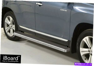 Nerf Bar iboardꂽXeX|nerfo[tBbg08-19g^nC_[ iBoard Polished Stainless Steel Nerf Bars Fit 08-19 Toyota Highlander